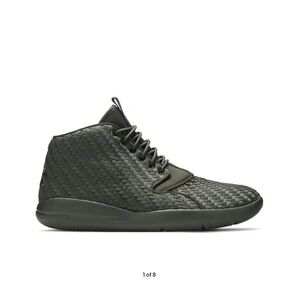 Men's Jordan Eclipse Chukka Sequoia Woven High-Top Sneakers, black size 13, GUC